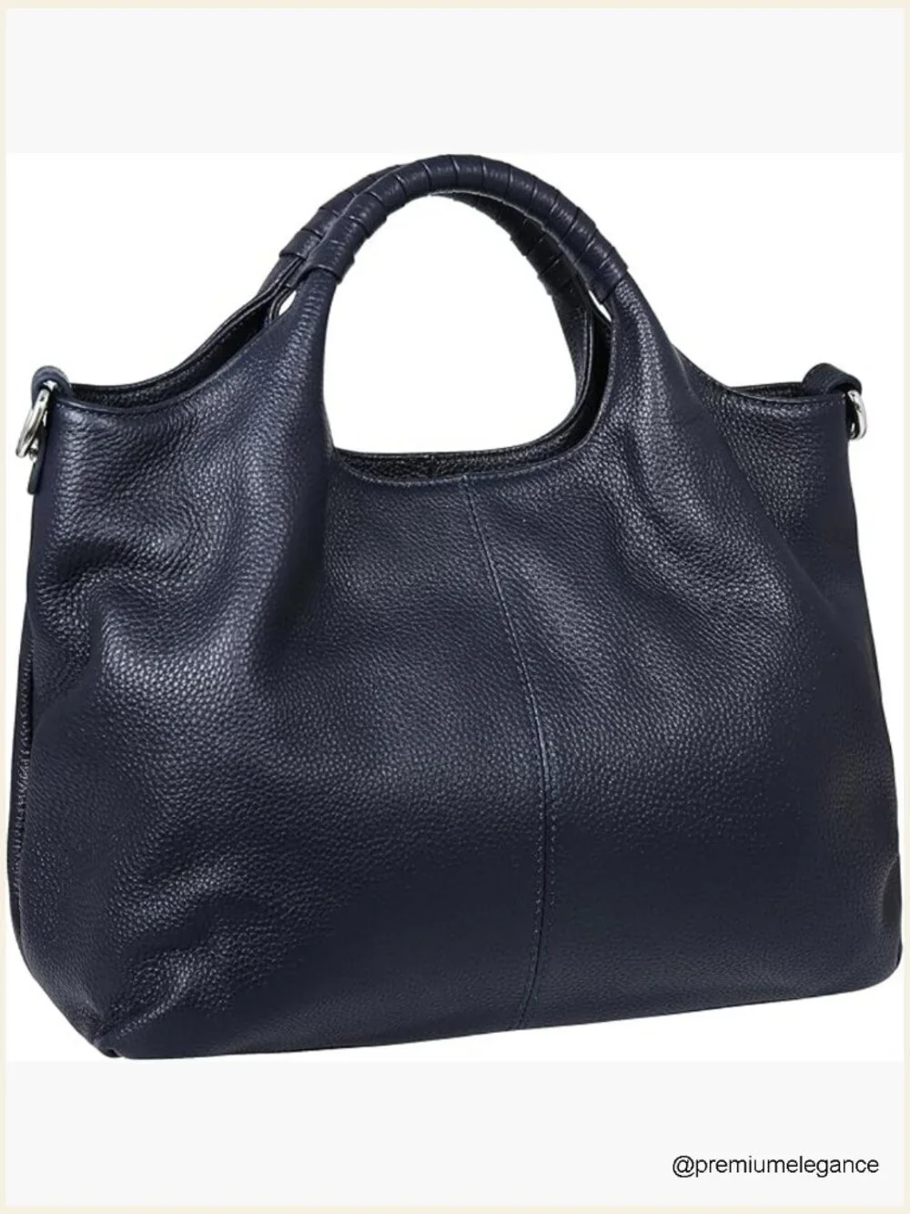 Genuine Leather Top Handle Satchel Crossbody Bag Tote Purse